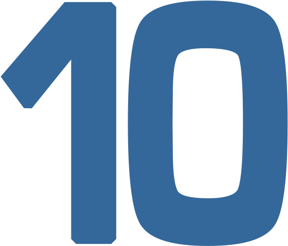 10 Number Free Clipart HQ PNG Image
