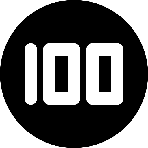 Images 100 Number Free Clipart HQ PNG Image