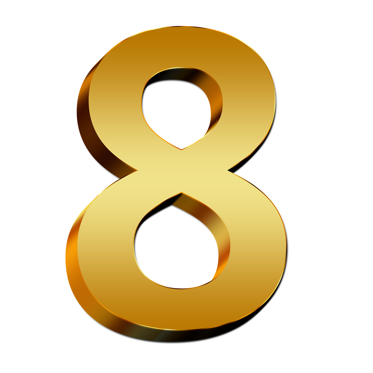 8 Number Png PNG Image