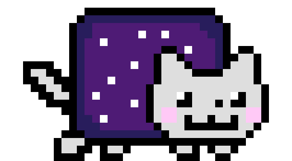 Cute Nyan Pic Cat Free Transparent Image HD PNG Image