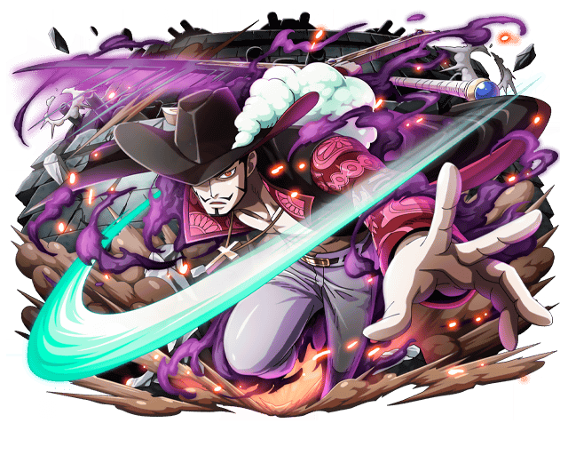 Mihawk Purple Treasure Dracule One Cruise Piece PNG Image