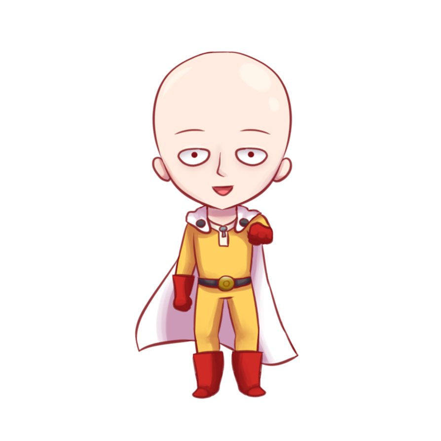 Saitama Man Punch One HQ Image Free PNG Image