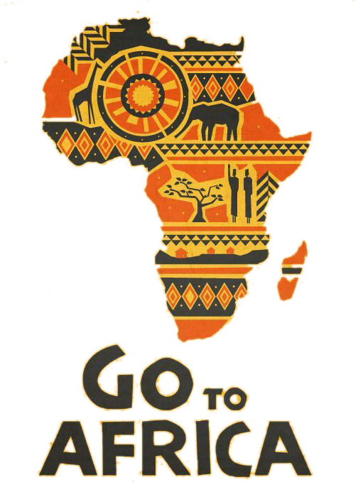 Graphic Poster Africa Design Text Orange South PNG Image