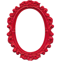 Picture Flower Frame Film Oval Exquisite