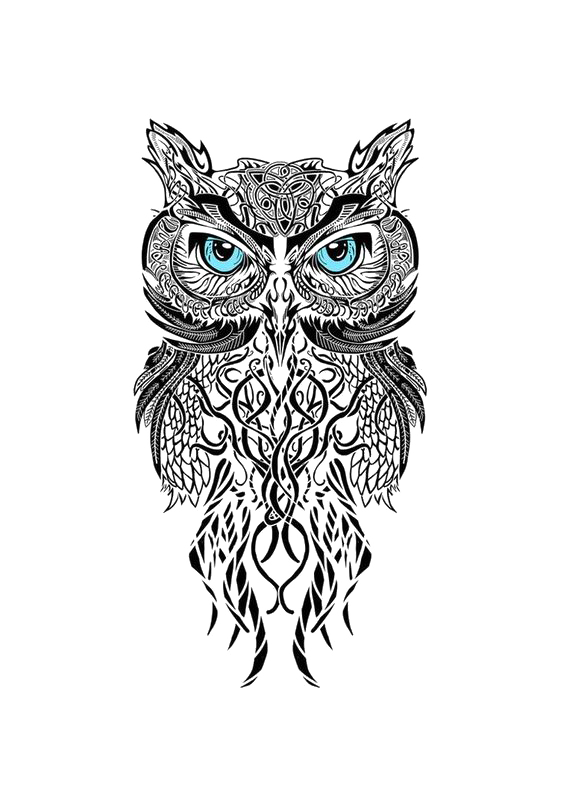 Tattooing Owl Black-And-Gray Tattoo Ruin Piercing Man'S PNG Image