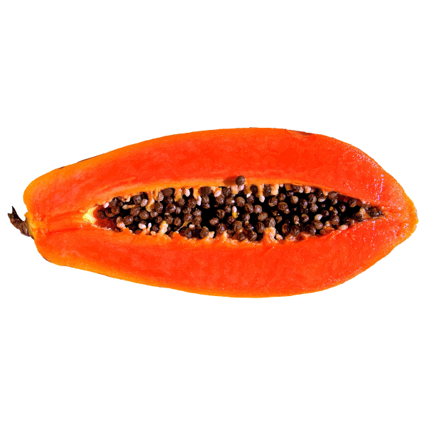 Papaya Organic Half PNG File HD PNG Image