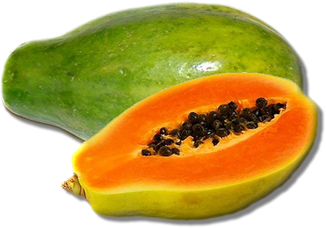 Papaya Transparent Background PNG Image