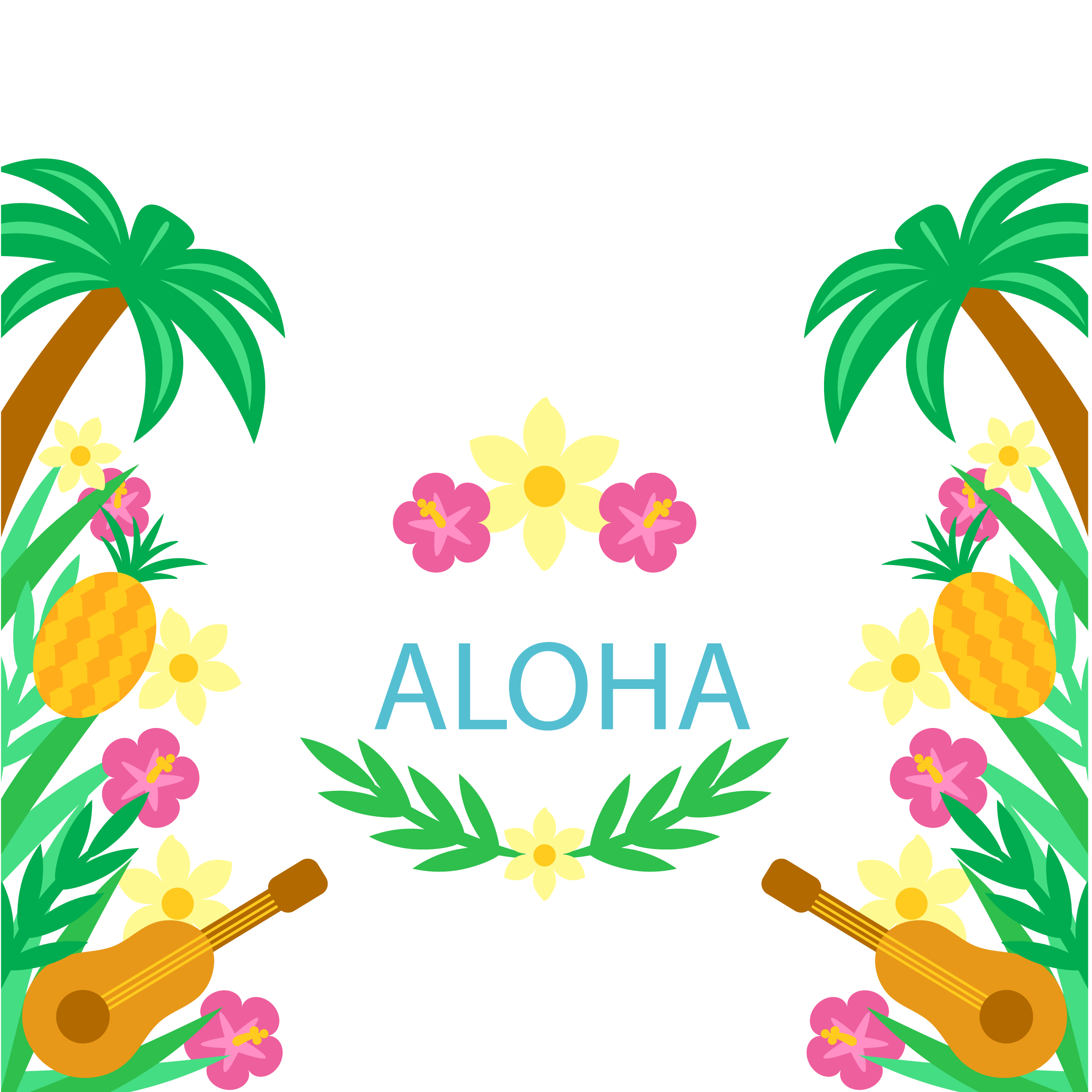 Flower Aloha Hawaiian Luau Free Download Image PNG Image