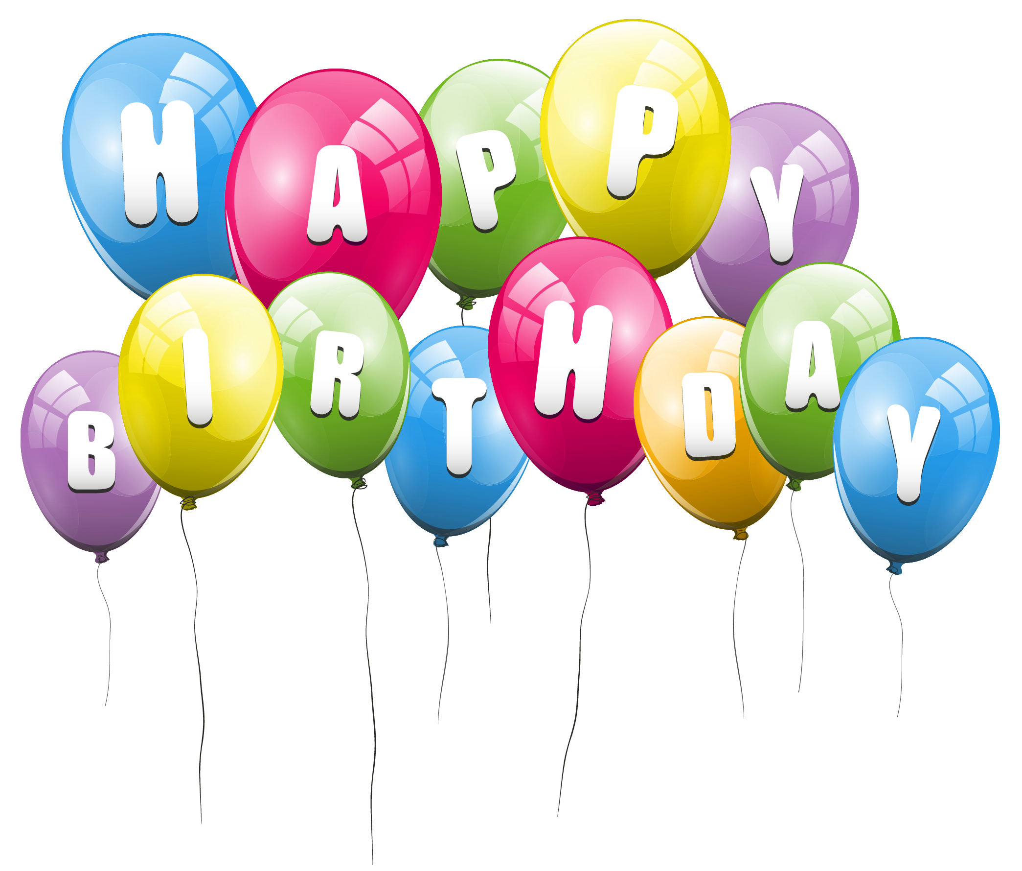 Birthday Balloons Free Download PNG HQ PNG Image
