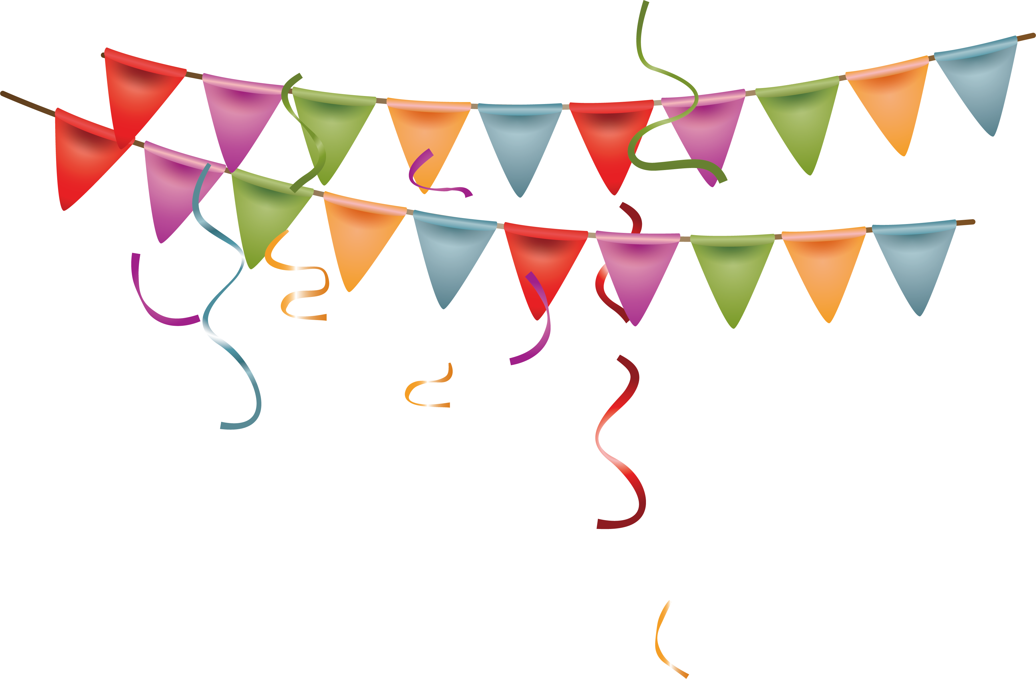 Wish Anniversary Birthday Party Banners Exquisite PNG Image