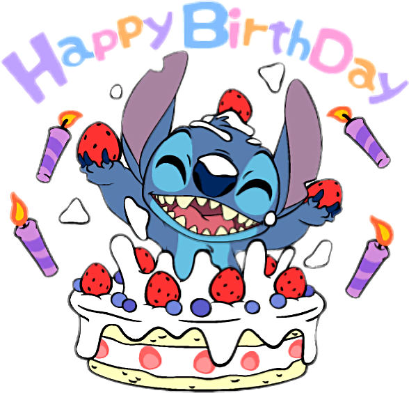 Stitch Area Birthday Jumba Line Jookiba PNG Image