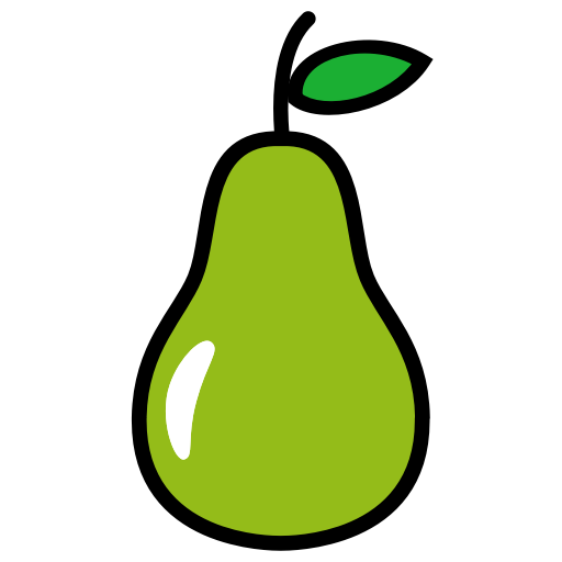 Vector Green Pears HD Image Free PNG Image