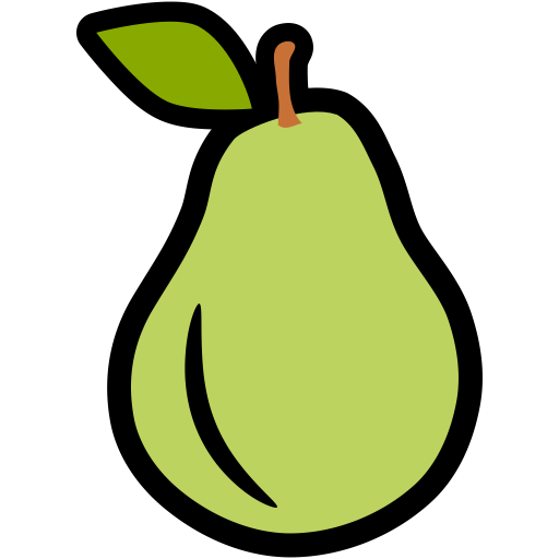 Vector Green Pears Download HD PNG Image