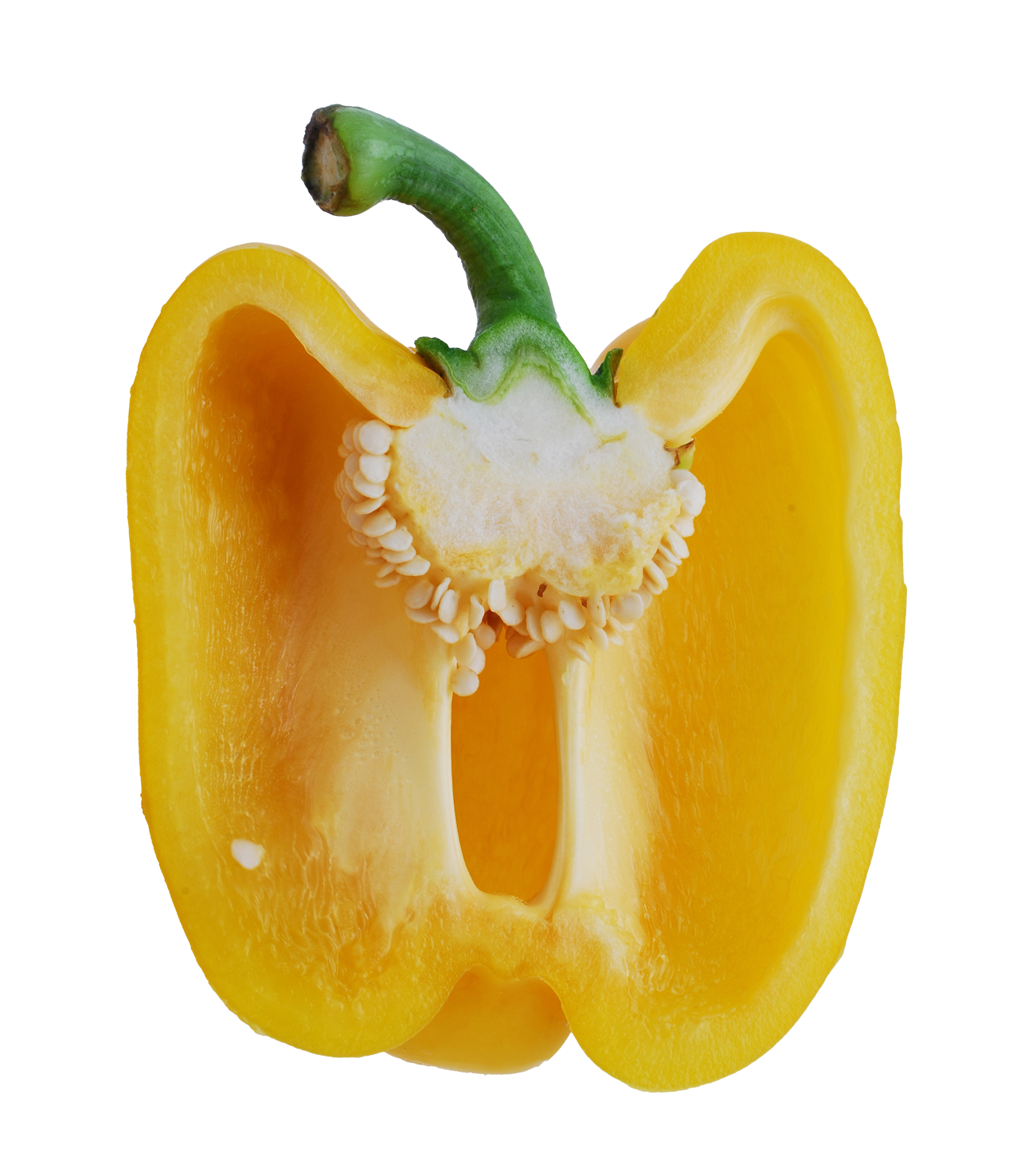 Pepper Half Yellow Bell Free HD Image PNG Image