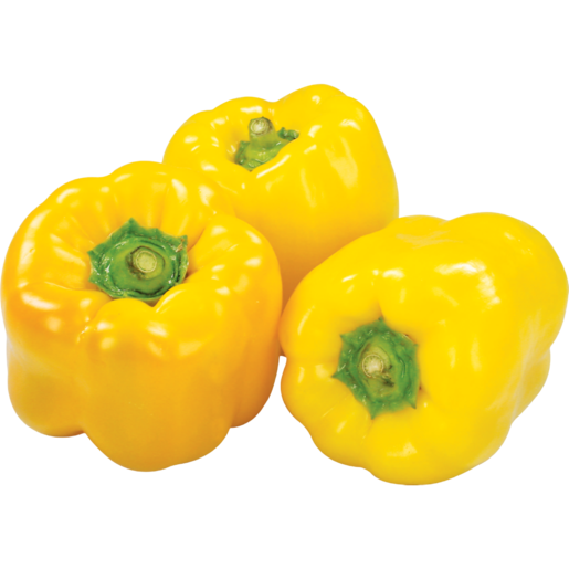 Fresh Pepper Organic Yellow Bell PNG Image