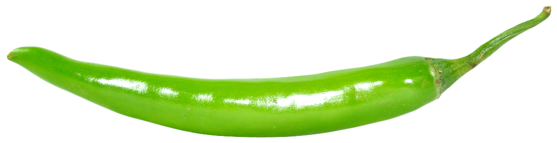 Fresh Chili Green Pepper Free Clipart HD PNG Image