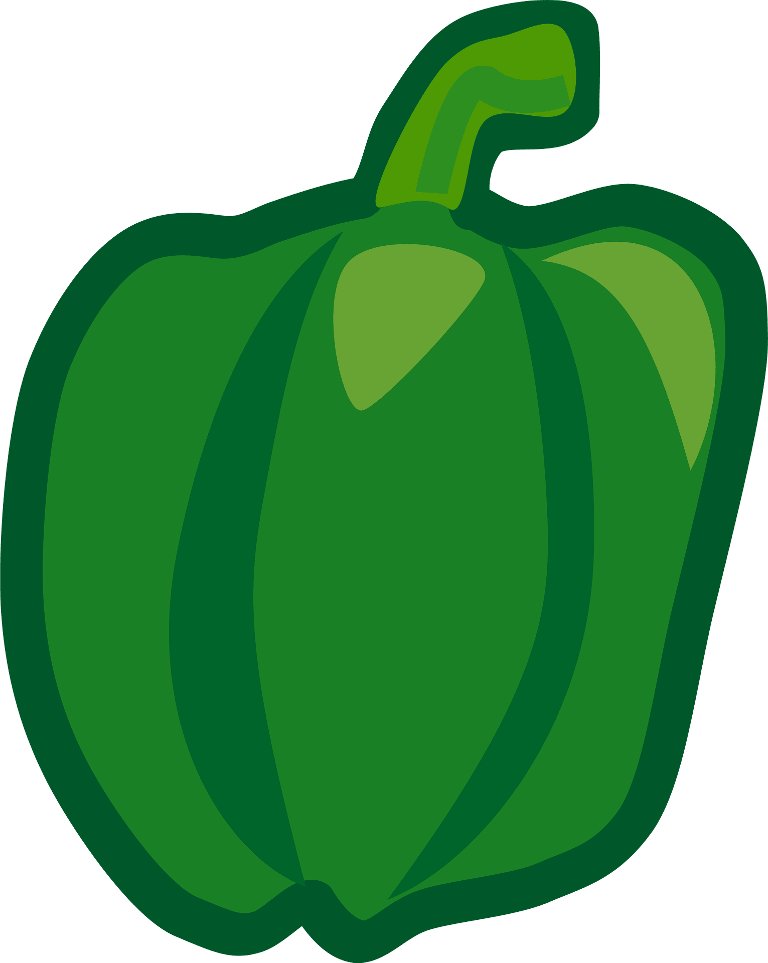 Pepper Vector Green Bell Download HD PNG Image