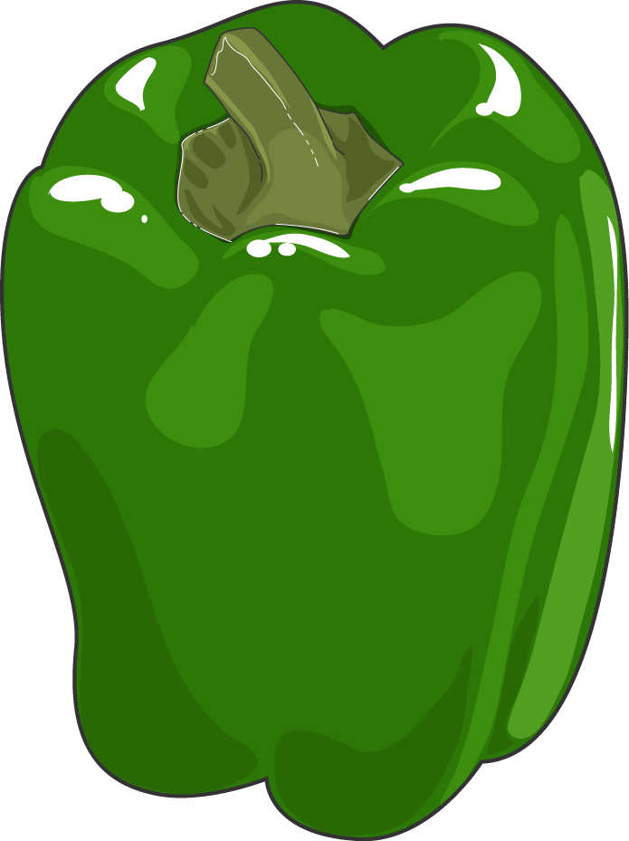 Pepper Vector Green Bell Download Free Image PNG Image