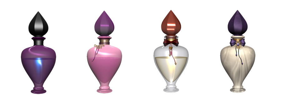 Perfume Bottles PNG Image