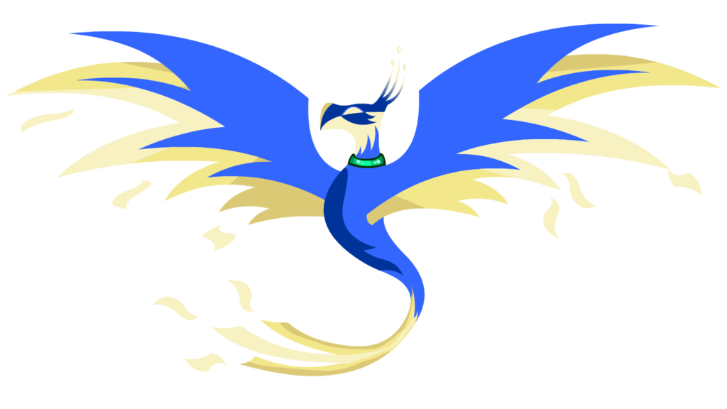 Blue Phoenix File PNG Image