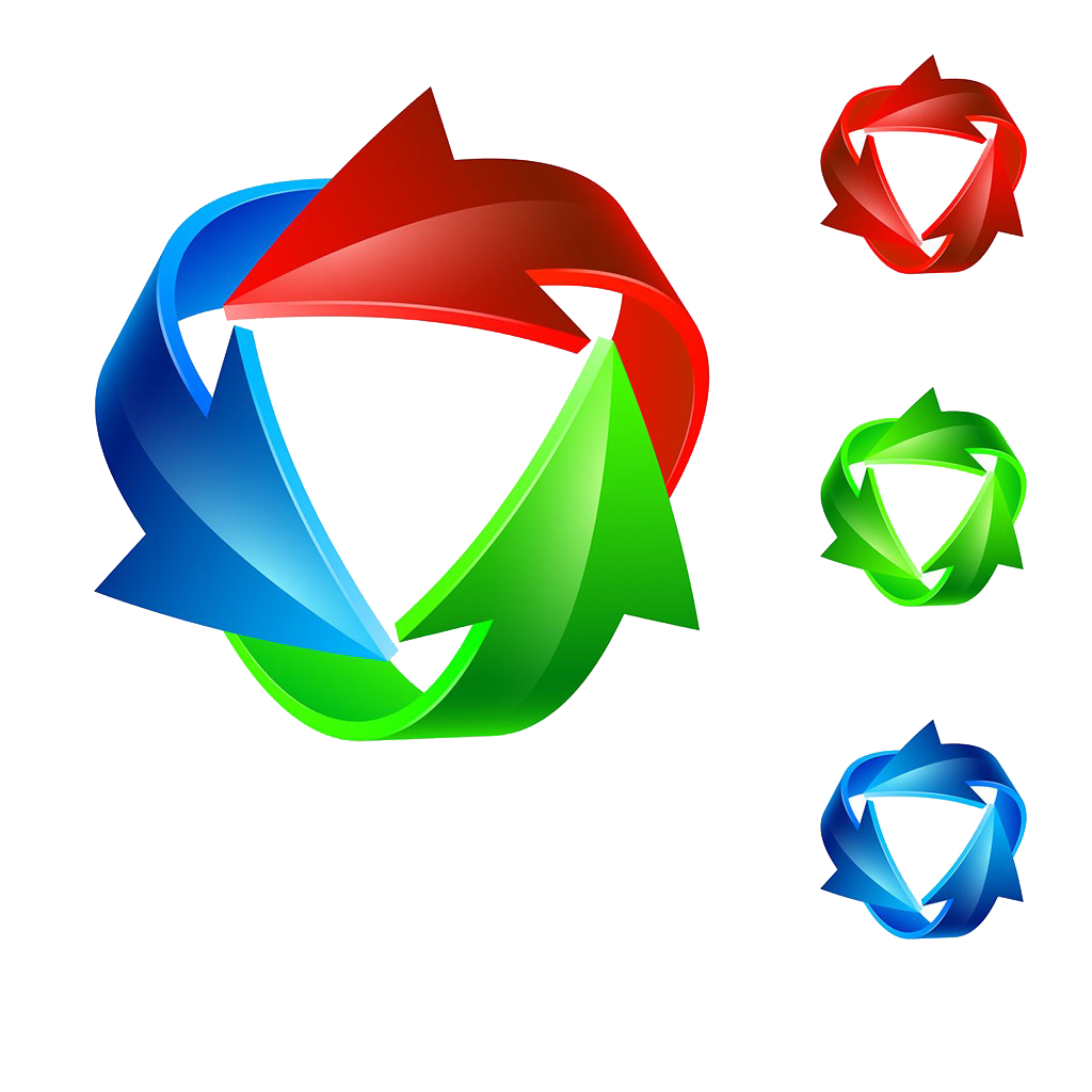 Color Recycle Symbol Recycling Logo HQ Image Free PNG PNG Image