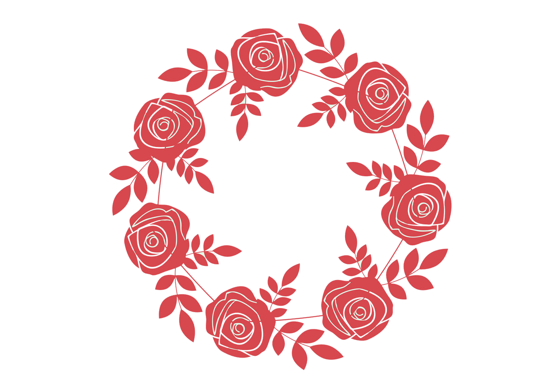 Flower Rose Photography Royalty-Free Frame Round Stock PNG Image