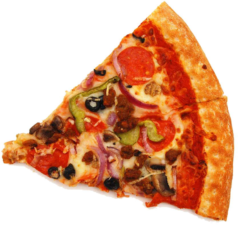 Pizza Slice Transparent Background PNG Image