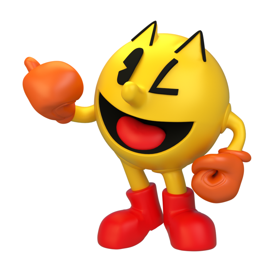 Smash For 3Ds Pacman Smiley Bros PNG Image