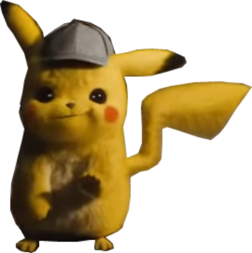 Detective Movie Pikachu Pokemon Picture PNG Image