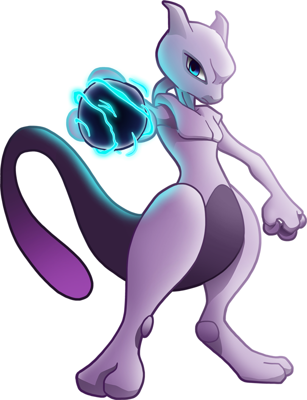 Pokemon Species Mewtwo PNG Free Photo PNG Image