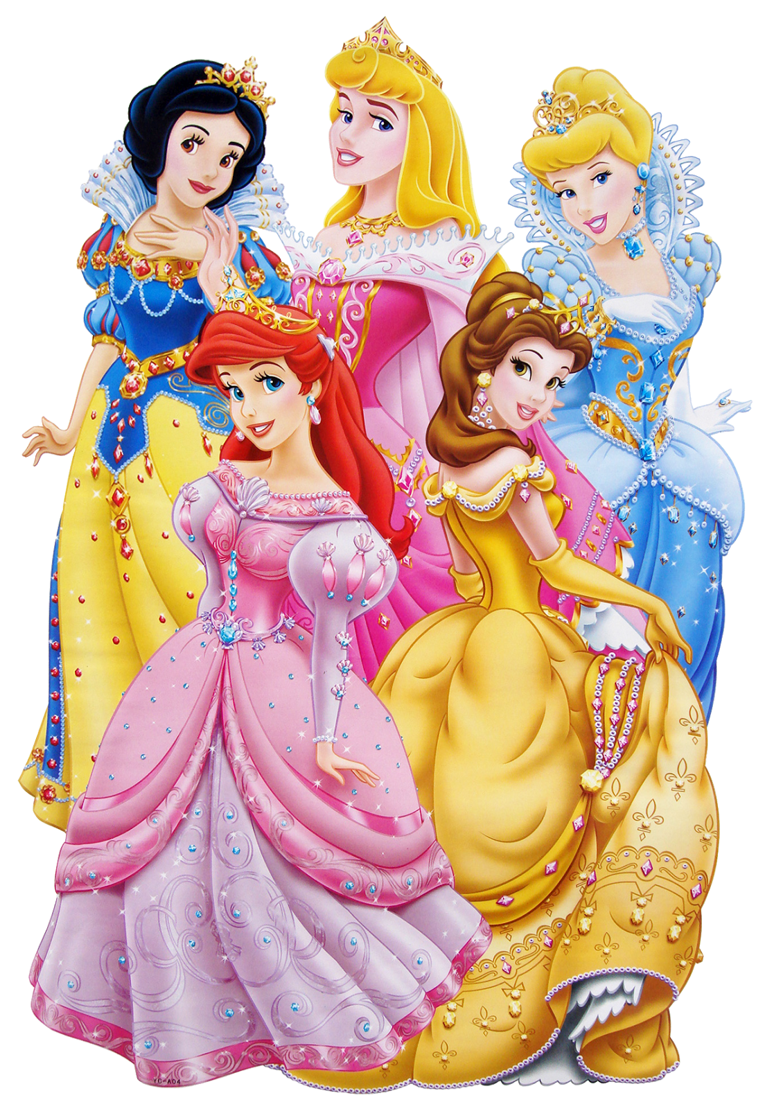 Download Ariel Belle Aurora Jasmine Minnie Mouse Princess HQ PNG Image