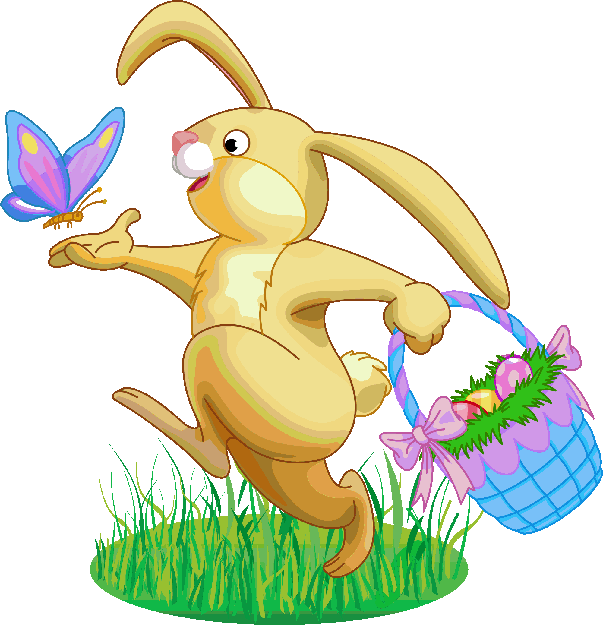 Easter Rabbit Clipart PNG Image