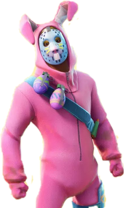Pink Toy Rabbit Royale Fortnite Stuffed Battle PNG Image