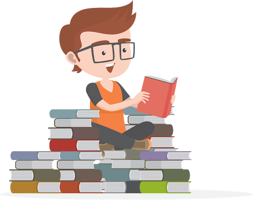 Boy Reading Book Free HQ Image PNG Image