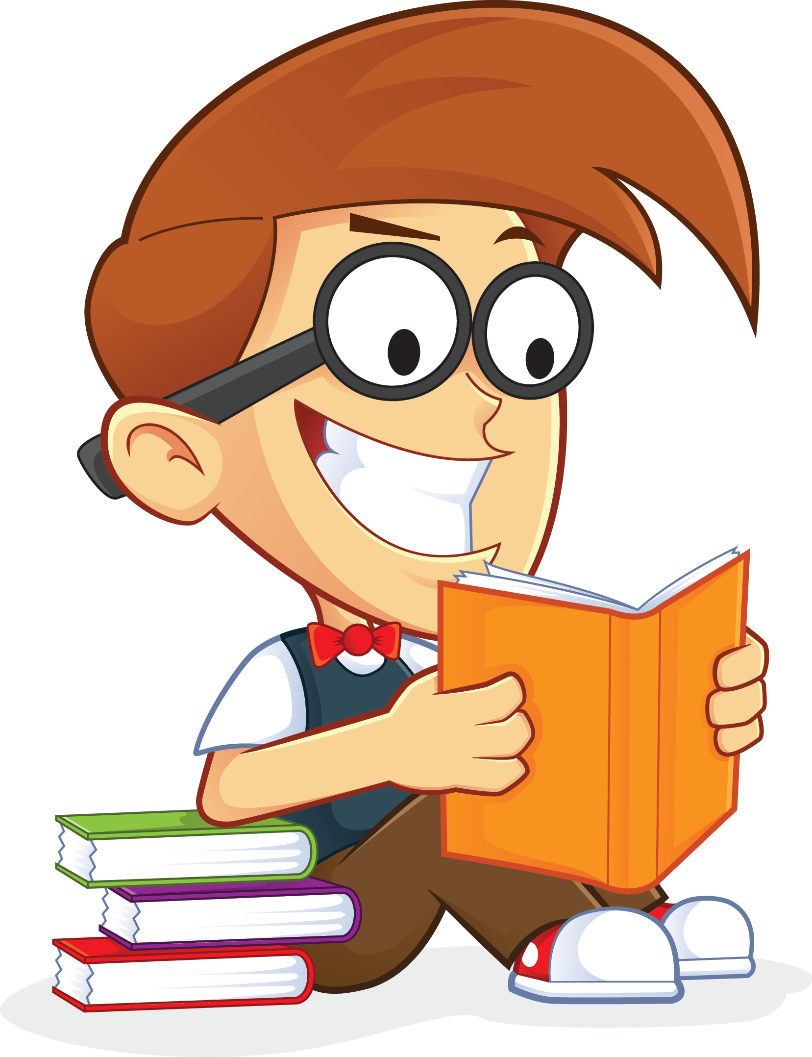 Boy Little Reading Book Photos PNG Image