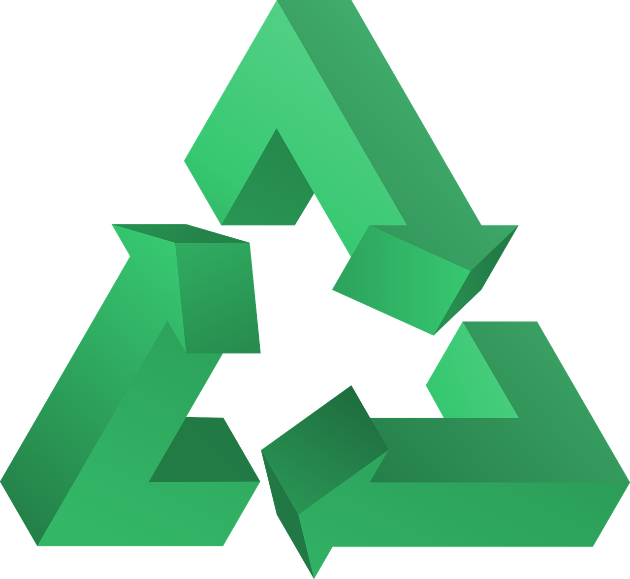 Recycle 3D Free HD Image PNG Image