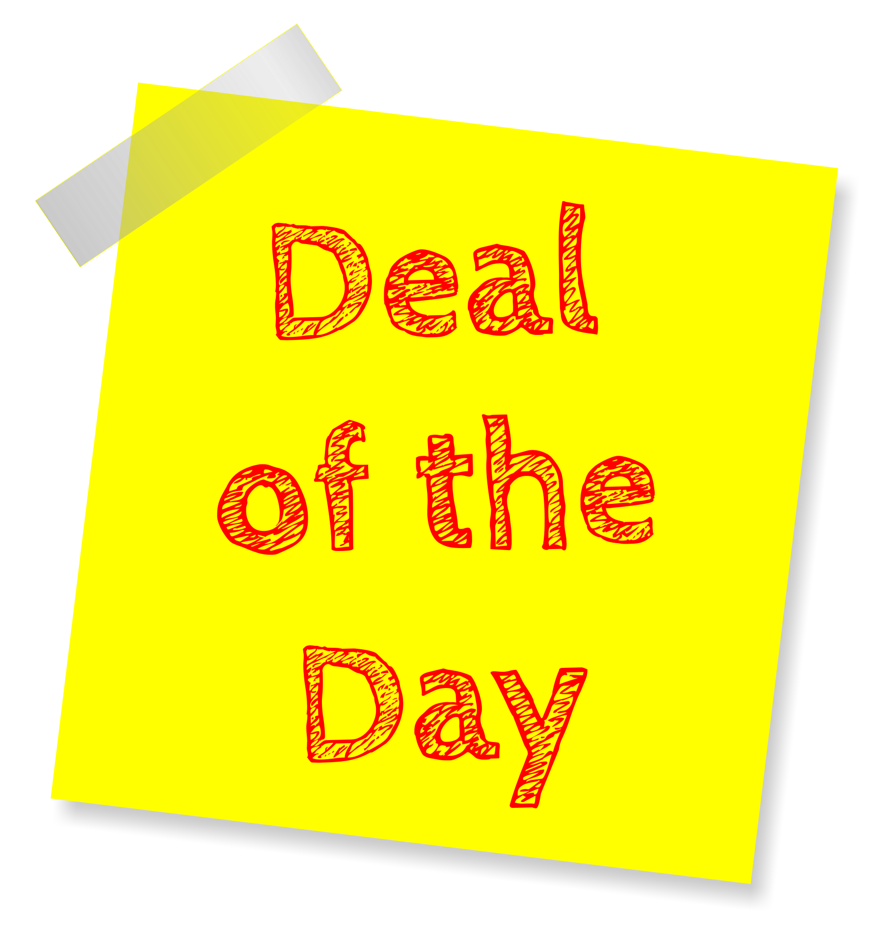 Note Promotion Sales Deal Sticky PNG Free Photo PNG Image