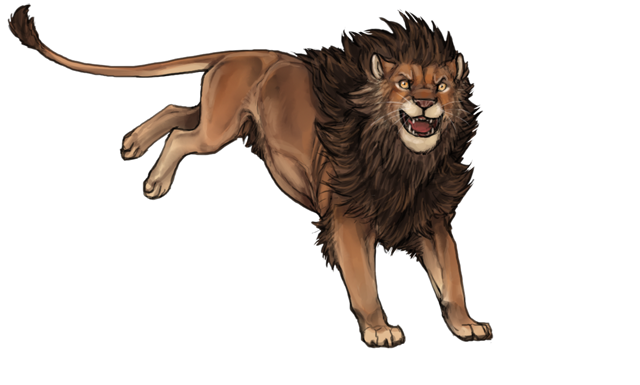 Lioness Roar Transparent PNG Image