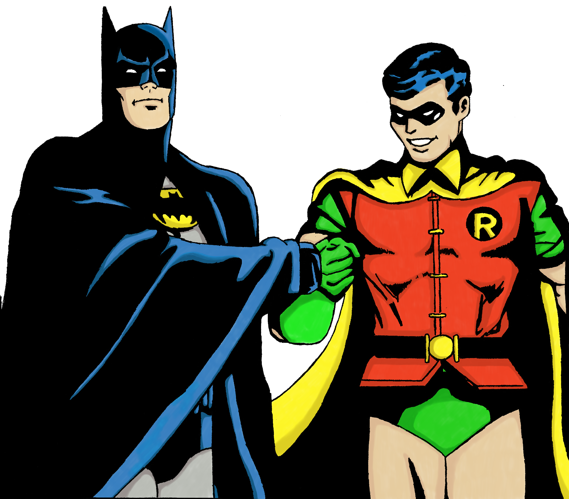 Batman And Robin PNG Image