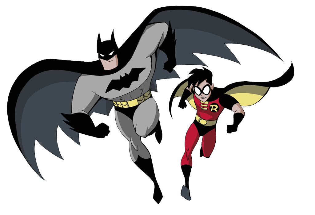 Batman And Robin Transparent Background PNG Image