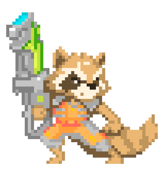 Raccoon Cartoon Rocket Free HQ Image PNG Image