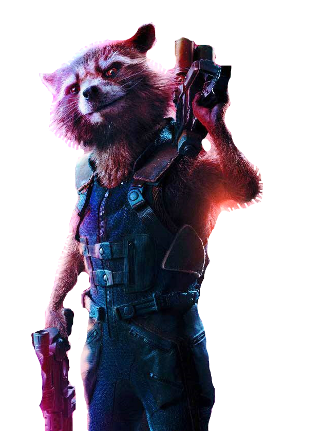 Raccoon Rocket Marvel HQ Image Free PNG Image