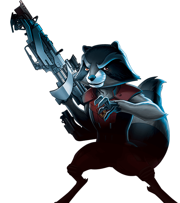 Rocket Raccoon Transparent PNG Image