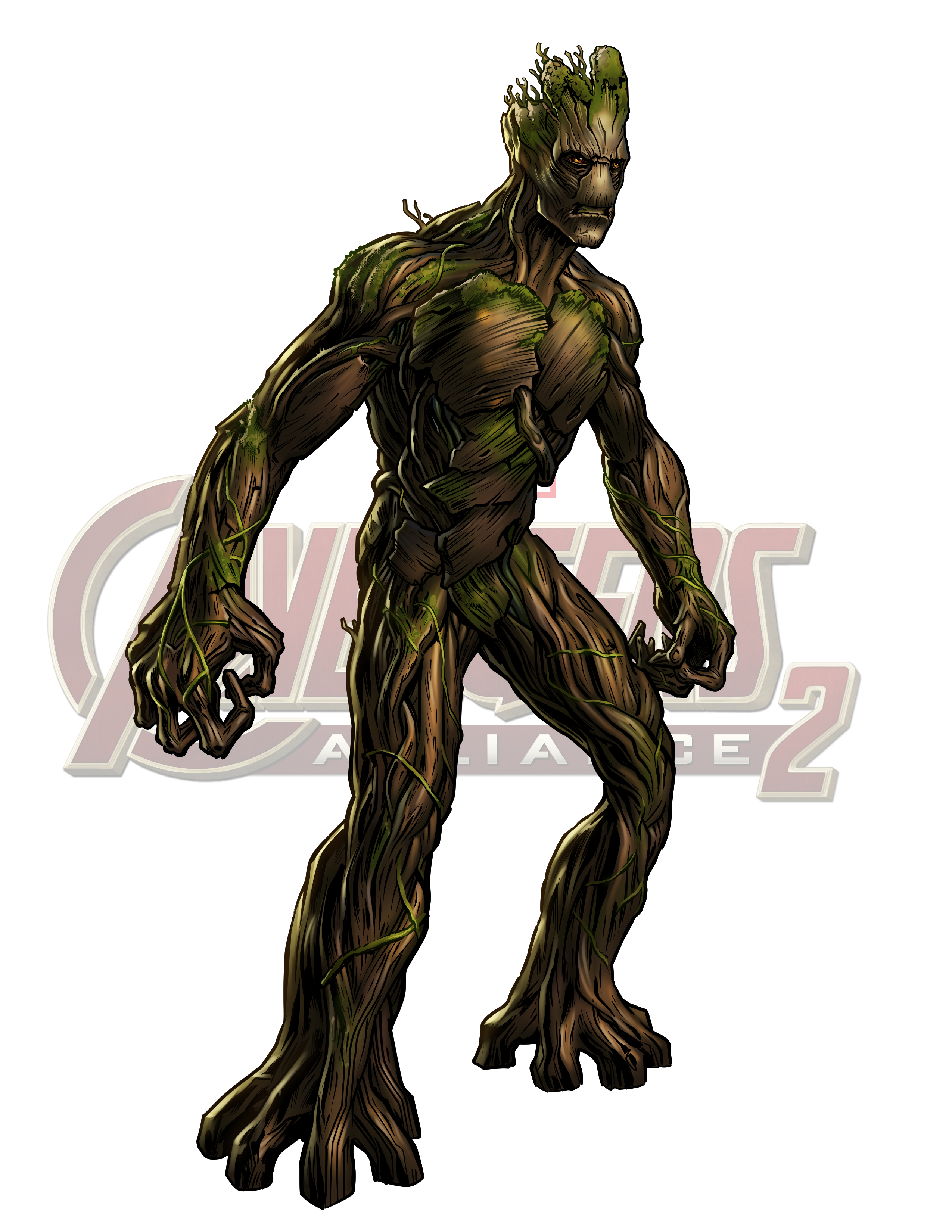 Alliance Rocket Character Fictional Groot Figurine Raccoon PNG Image