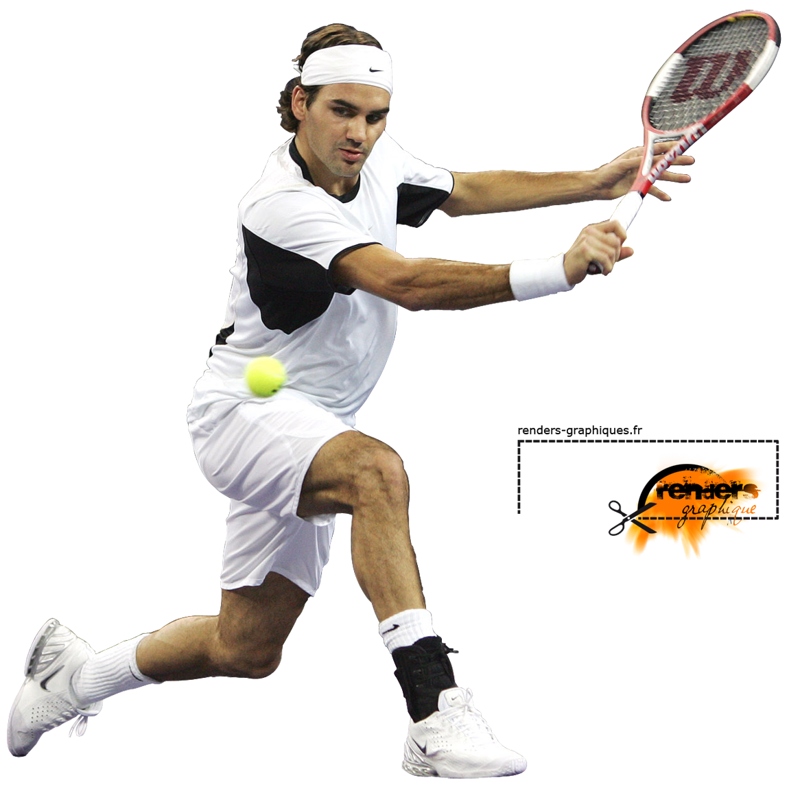 Roger Federer Transparent Background PNG Image