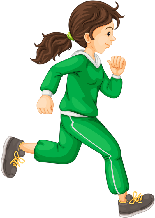 Running Athlete Female HQ Image Free PNG Image
