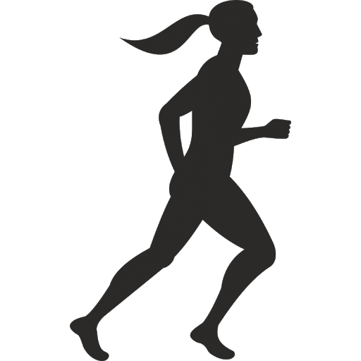 Running Vector Athlete Female PNG Image High Quality PNG Image