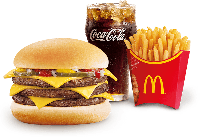 King Hamburger Food Mcdonald'S Cheeseburger Fast Burger PNG Image