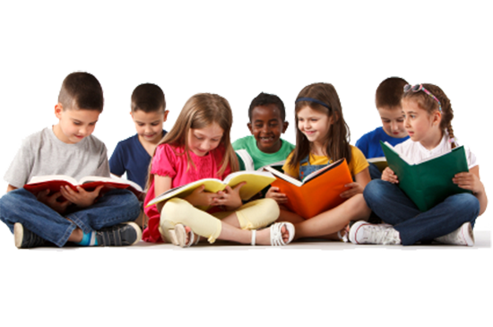 Students Learning Transparent Background PNG Image