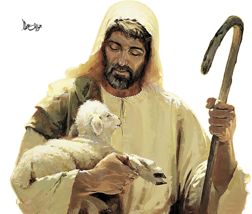 Sheep Shepherd Good Christ Of Jesus Herder PNG Image